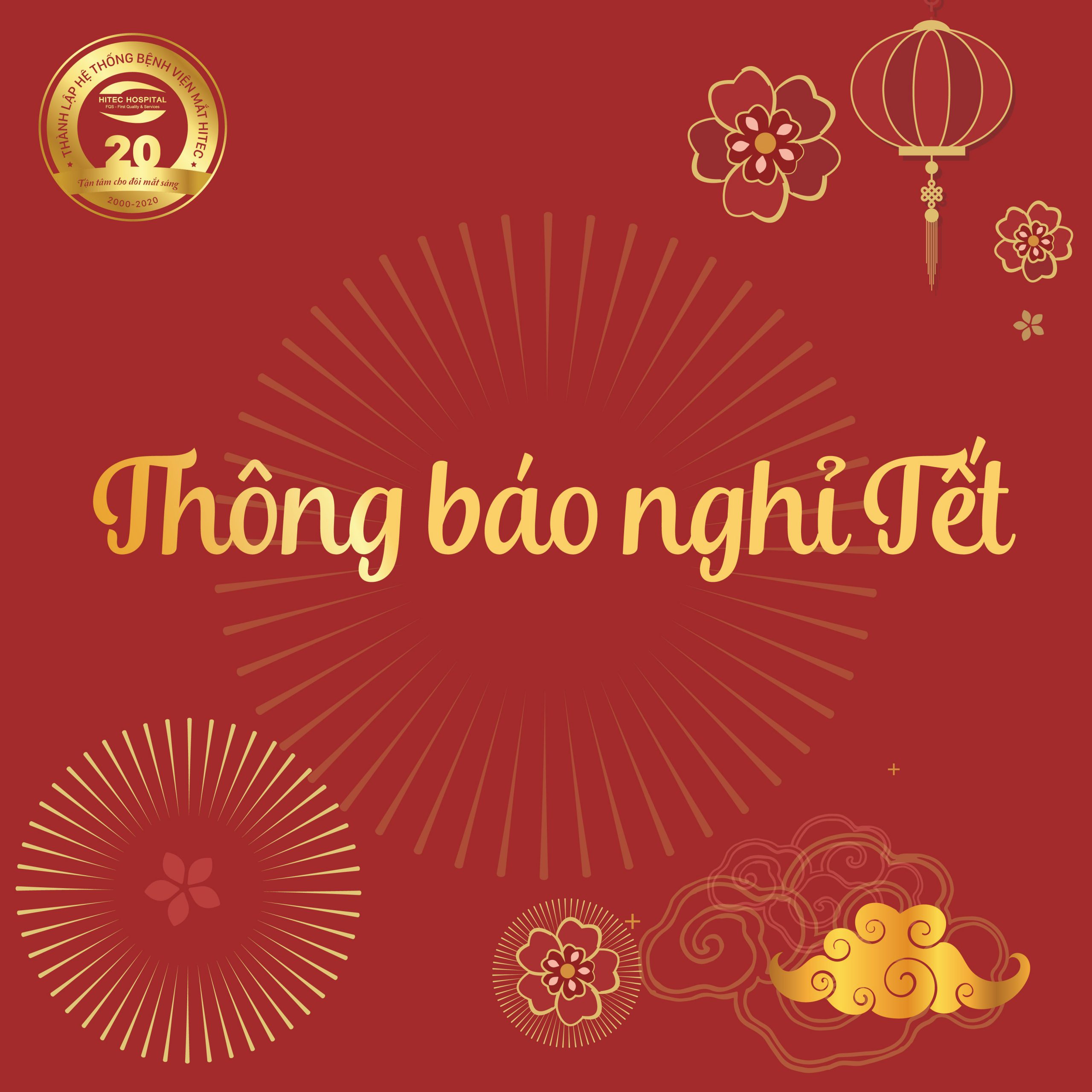 Thông báo nghỉ Tết nguyên đán năm 2024