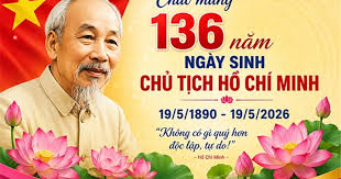 Công văn tuyên truyền kỷ niệm 136 năm Ngày sinh Chủ tịch Hồ Chí Minh (19/5/1890 - 19/5/2026)